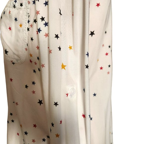 Beachlunch Lounge Caroline Stardust Button Down Blouse Women's XS/TP - Picture 11 of 15